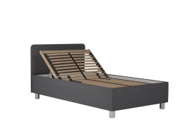 Jednolôžko Fiona v rozmere 110x200 cm, v poťahu Malmö New 95, hlavové čelo, polohovanie hlavy