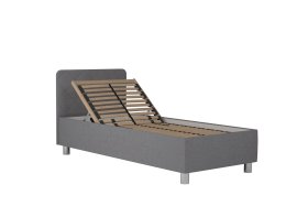 Jednolôžko Fiona v rozmere 90x200 cm, v poťahu Malmö New 83, hlavové čelo, polohovanie hlavy