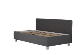 Jednolôžko Fiona v rozmere 110x200 cm, v poťahu Malmö New 95, bočné čelo, bez matraca