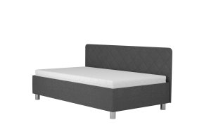 Jednolôžko Fiona v rozmere 110x200 cm, v poťahu Malmö New 95, bočné čelo