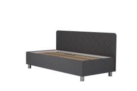 Jednolôžko Fiona v rozmere 90x200 cm, v poťahu Malmö New 95, bočné čelo, bez matraca