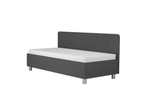 Jednolôžko Fiona v rozmere 90x200 cm, v poťahu Malmö New 95, bočné čelo