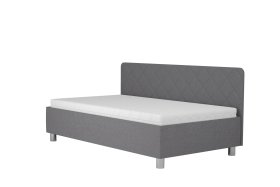 Jednolôžko Fiona v rozmere 110x200 cm, v poťahu Malmö New 83, bočné čelo