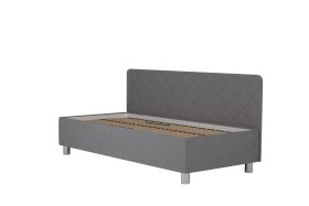 Jednolôžko Fiona v rozmere 90x200 cm, v poťahu Malmö New 83, bočné čelo, bez matraca