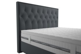 Boxspring Padmé v rozmere 180x200 cm, v poťahu Trinity 15, detail čela