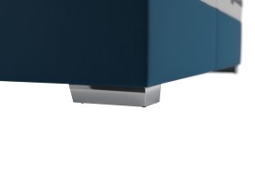 Boxspring Padmé v rozmere 180x200 cm, v poťahu Tiffany 11 Blue, podnožie