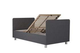 Jednolôžko Fiona v rozmere 110x200 cm, v poťahu Malmö New 95, hlavové + nožné čelo, polohovanie