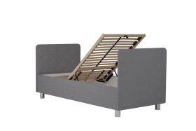 Jednolôžko Fiona v rozmere 90x200 cm, v poťahu Malmö New 83, hlavové + nožné čelo, polohovanie