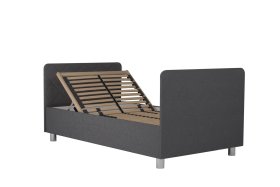 Jednolôžko Fiona v rozmere 110x200 cm, v poťahu Malmö New 95, hlavové + nožné čelo, polohovanie hlavy