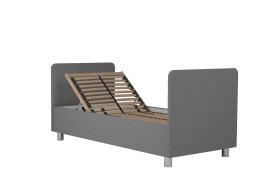 Jednolôžko Fiona v rozmere 90x200 cm, v poťahu Malmö New 83, hlavové + nožné čelo, polohovanie hlavy