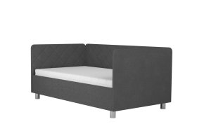 Jednolôžko Fiona v rozmere 110x200 cm, v poťahu Malmö New 95, hlavové + bočné + nožné čelo