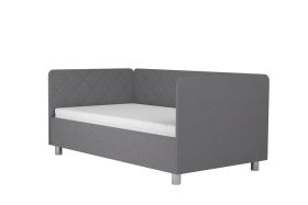 Jednolôžko Fiona v rozmere 110x200 cm, v poťahu Malmö New 83, hlavové + bočné + nožné čelo