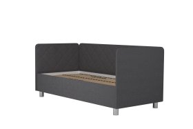 Jednolôžko Fiona v rozmere 90x200 cm, v poťahu Malmö New 95, hlavové + bočné + nožné čelo, bez matraca