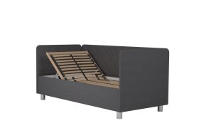 Jednolôžko Fiona v rozmere 90x200 cm, v poťahu Malmö New 95, hlavové + bočné + nožné čelo, polohovanie hlavy