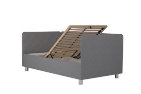 Jednolôžko Fiona v rozmere 110x200 cm, v poťahu Malmö New 83, hlavové + bočné + nožné čelo, polohovanie