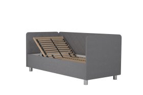 Jednolôžko Fiona v rozmere 90x200 cm, v poťahu Malmö New 83, hlavové + bočné + nožné čelo, polohovanie hlavy