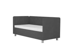 Jednolôžko Fiona v rozmere 90x200 cm, v poťahu Malmö New 95, hlavové + bočné + nožné čelo