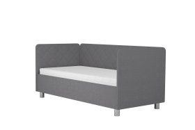 Jednolôžko Fiona v rozmere 90x200 cm, v poťahu Malmö New 83, hlavové + bočné + nožné čelo