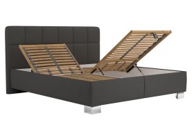 Dvojlôžko Kelly v rozmere 180x200 cm, v poťahu Loft Grey, polohovanie