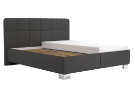 Dvojlôžko Kelly v rozmere 180x200 cm, v poťahu Loft Grey, bez matraca