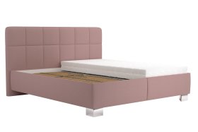 Dvojlôžko Kelly v rozmere 180x200 cm, v poťahu Enjoy 19 Flamingo, bez matraca