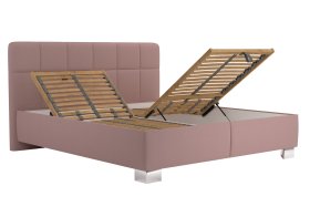 Dvojlôžko Kelly v rozmere 180x200 cm, v poťahu Enjoy 19 Flamingo, polohovanie