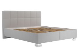 Dvojlôžko Kelly v rozmere 180x200 cm, v poťahu Bravo 11 Silver, bez matracov