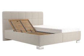 Dvojlôžko Kelly v rozmere 180x200 cm, v poťahu Bravo 2 Nature, polohovanie hlavy