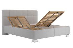 Dvojlôžko Kelly v rozmere 180x200 cm, v poťahu Bravo 11 Silver, polohovanie