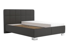 Dvojlôžko Kelly v rozmere 160x200 cm, v poťahu Loft Grey, bez matraca