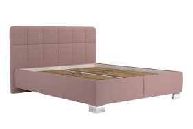 Dvojlôžko Kelly v rozmere 160x200 cm, v poťahu Enjoy 19 Flamingo, bez matracov