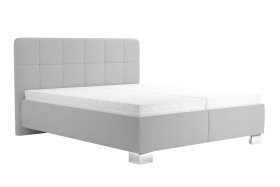 Dvojlôžko Kelly v rozmere 160x200 cm, v poťahu Bravo 11 Silver