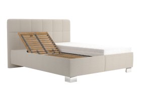 Dvojlôžko Kelly v rozmere 160x200 cm, v poťahu Bravo 2 Nature, polohovanie hlavy