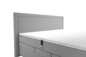 Boxspring Margo v rozmere 200x200 cm, v poťahu Arte 23, detail čela