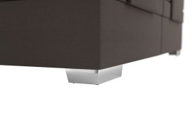 Boxspring Margo v rozmere 200x200 cm, v poťahu Arte 5 Stone, podnožie