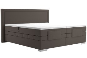 Boxspring Margo v rozmere 200x200 cm, v poťahu Arte 5 Stone