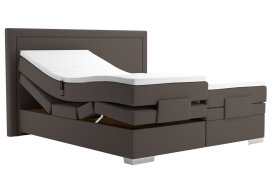 Boxspring Margo v rozmere 180x200 cm, v poťahu Arte 5 Stone, polohovanie