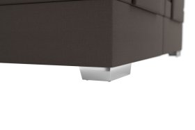Boxspring Margo v rozmere 180x200 cm, v poťahu Arte 5 Stone, podnožie