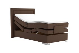 Boxspring Margo v rozmere 100x200 cm, v poťahu Enjoy 4 Brown, polohovanie
