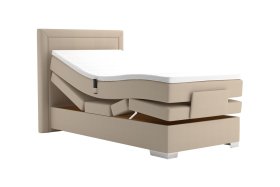 Boxspring Margo v rozmere 100x200 cm, v poťahu Enjoy 2 Camel, polohovanie