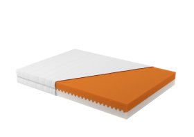 Matrac Nelly Plus v rozmere 140x200 cm, polpoťah. Farba jadra je orientačná.