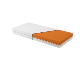 Matrac Nelly Plus v rozmere 90x200 cm, polpoťah. Farba jadra je orientačná.