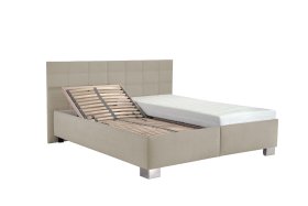 Dvojlôžko Olívia v rozmere 180x200 cm, v poťahu Milano 9110, polohovanie hlavy