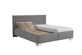 Dvojlôžko Olívia v rozmere 180x200 cm, v poťahu Salina 4005, polohovanie hlavy