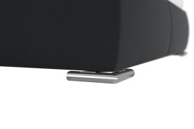 Dvojlôžko Sanza v rozmere 180x200 cm, v poťahu Savoy 94 DK. GR., podnožie