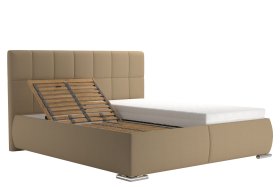 Dvojlôžko Sanza v rozmere 180x200 cm, v poťahu Savoy 24 Mika, polohovanie hlavy