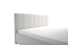 Dvojlôžko Sanza v rozmere 180x200 cm, v poťahu Savoy 21 Cream, detail čela