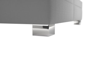 Dvoulůžko Nadia v rozměru 180x200 cm, v potahu Savoy 91, ukázka nožičky 