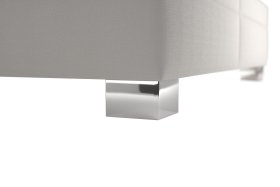 Dvojlôžko Nadia v rozmere 180x200 cm, v poťahu Savoy 21, ukážka nožičky