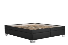 Dvojlôžko Nadia v rozmere 180x200 cm, v poťahu Loft Black, ukážka roštu